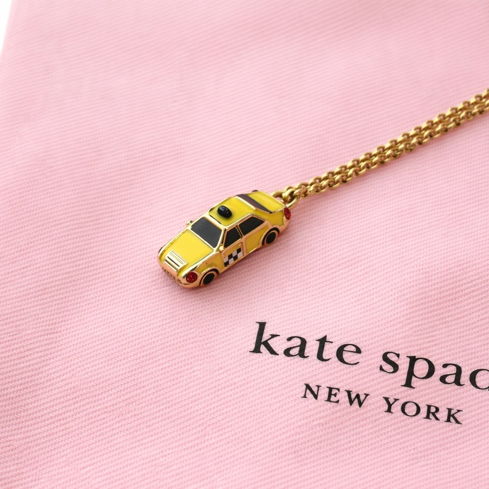 Kate Spade Yellow Taxi Pendant Necklace